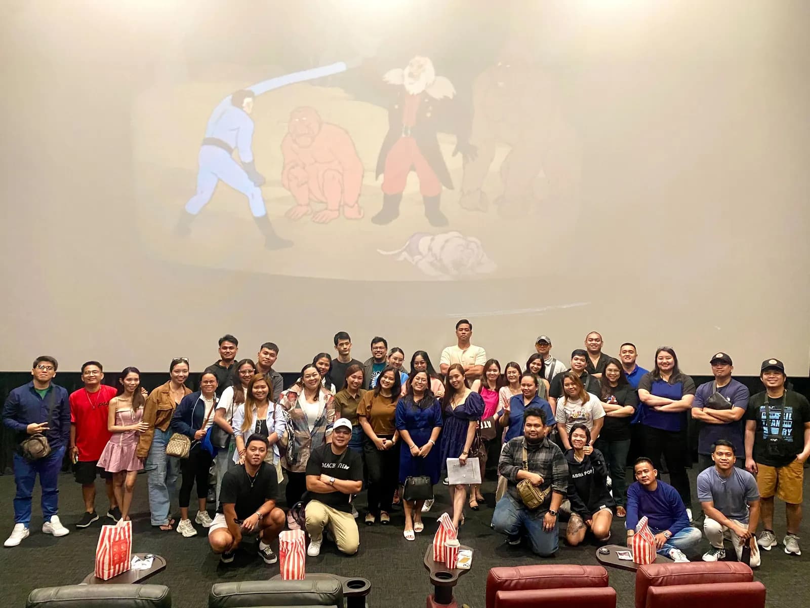 The BrokerVA team filling a private cinema screening at the September 2025 quarterly get-together